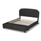 Baxton Studio Larese Dark Grey Upholstered 2-Drawer Queen Size Platform Storage Bed 161-9899 - alternate 6